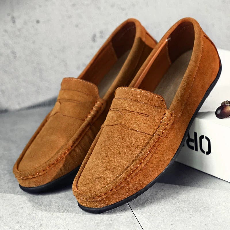 Lucas™ – Loafers i ruskind