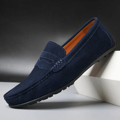 Lucas™ – Loafers i ruskind