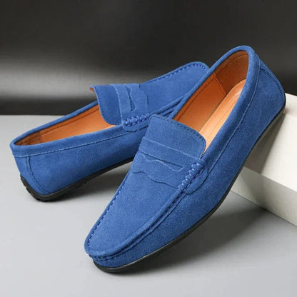 Lucas™ – Loafers i ruskind
